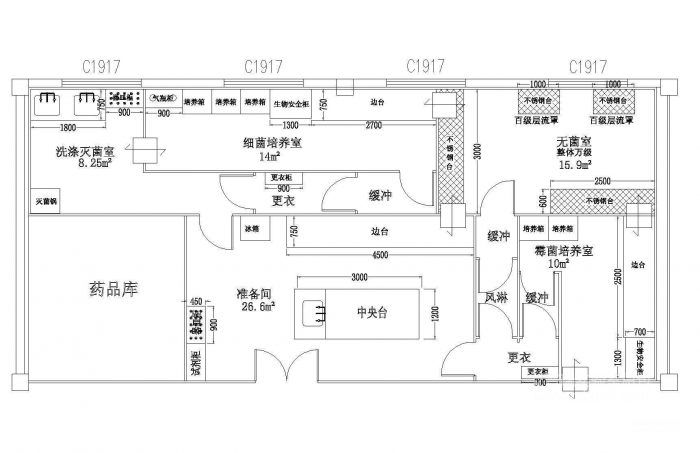 无菌室平面图——艾普瑞